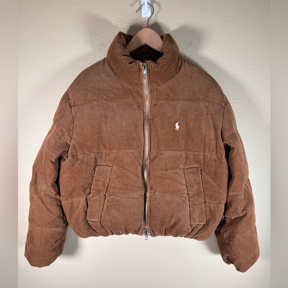 Polo by Ralph Lauren Corduroy Puffer Coat S/P - Picture 7 of 13